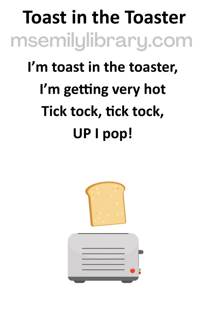 Toast in the Toaster thumbnail, with a graphic of a toaster with a piece of bread hovering above it. click the image to download a non-branded PDF