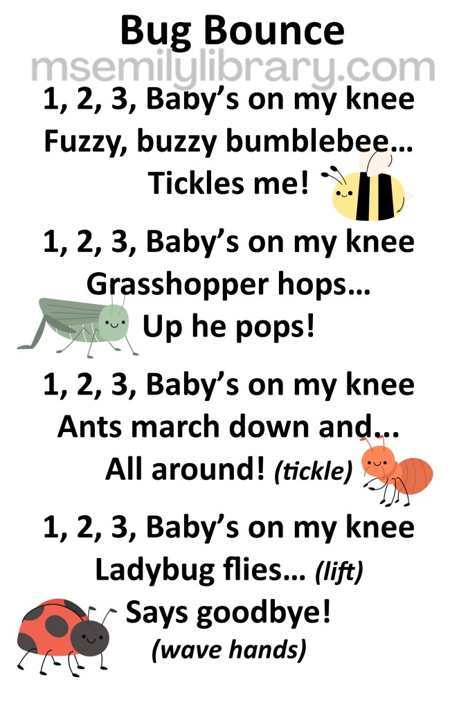 bug bounce thumbnail, with a graphic of a bee, grasshopper, ant, and ladybug.  click the image to download a non-branded PDF