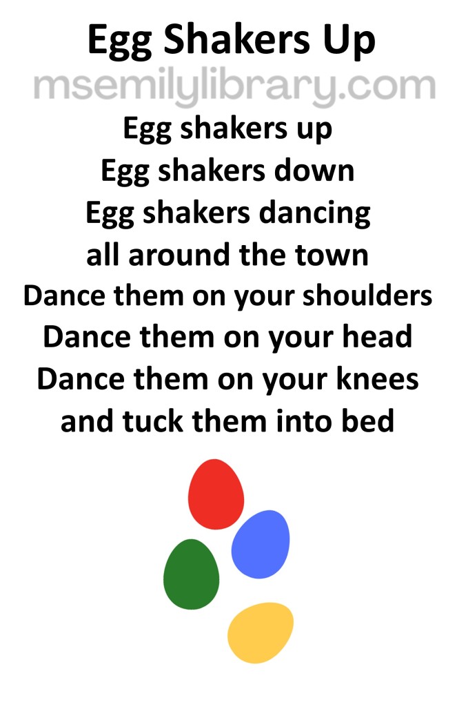 egg shakers up thumbnail, with a graphic of four different colored egg shapes. click the image to download a non-branded PDF